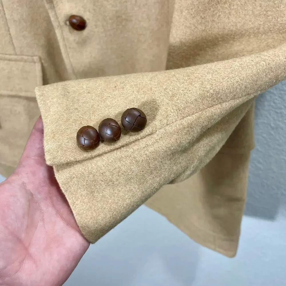 Vintage 1960s Tan Orbach's Men's 100% Camel Hair Blazer Sportswear Jacket 40R